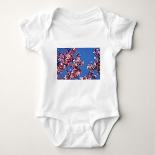T-shirt Sakura Cherry Blossoms tocando azul