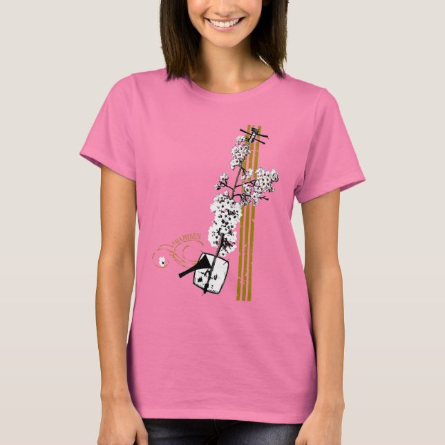T-shirt Sakura Shamisen (Frente)