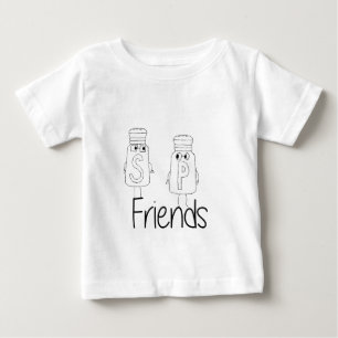 T-shirt Sal Engraçado e Pimenta Agita Melhor Besidades De