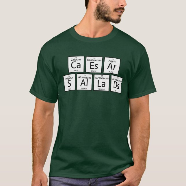 T-shirt Saladas de Caesar (Frente)