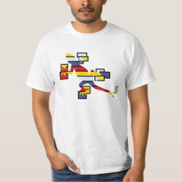 T-shirt salamandra mondrian