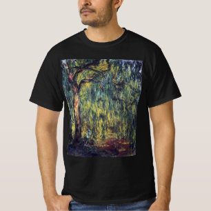 T-shirt Salgueiro Chorão de Claude Monet, Arte Fina Antiga