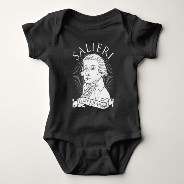 T-shirt Salieri não matou Mozart (Frente)