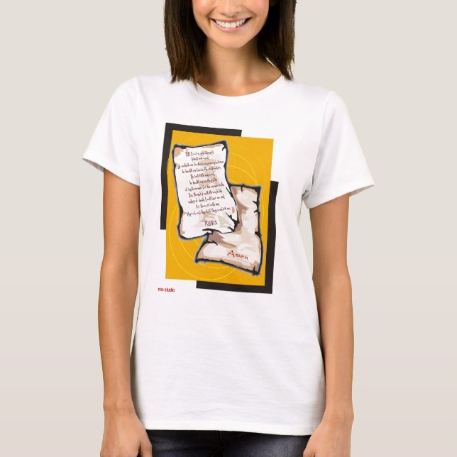 T-shirt salmo 23 (Frente)