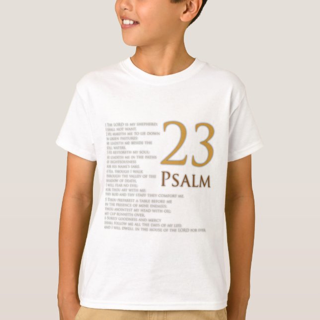 T-SHIRT SALMO 23 (Frente)