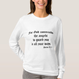 T-shirt Salmo 91:11