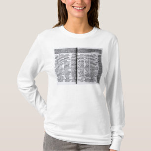 T-shirt Salmo de David: Psalterim Octaplums, 1516