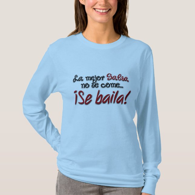 T-shirt Salsa do mejor do La… (Frente)