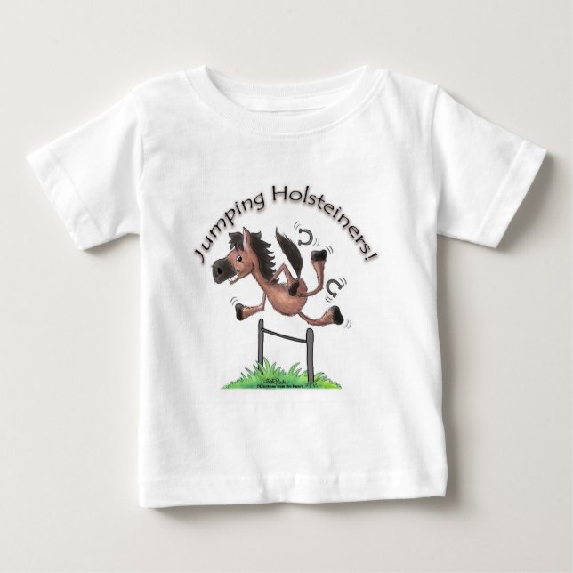 T-shirt Saltando Holsteiners! (Frente)