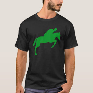 T-shirt Salto de Cavalo - Verde-Grama