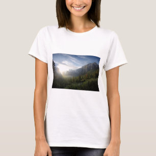 T-shirt Salto do Vale do Yosemite do Ponto de Inspiração