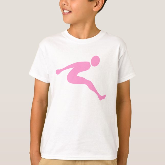 T-shirt Salto Longo - Rosa (Frente)