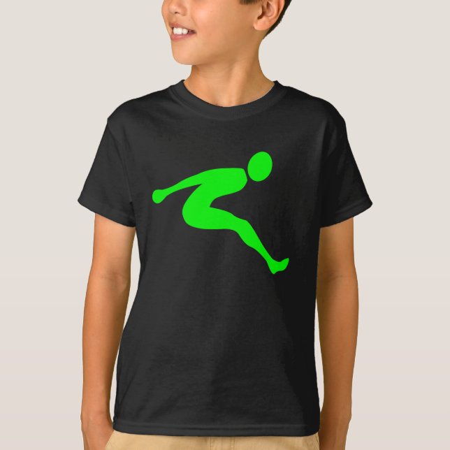 T-shirt Salto Longo - Verde (Frente)
