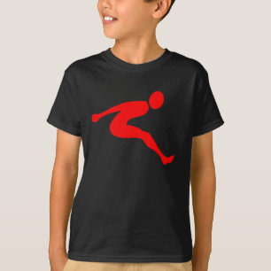 T-shirt Salto longo - vermelho