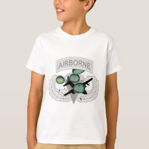 T-shirt Salto transportado por via aérea com asas