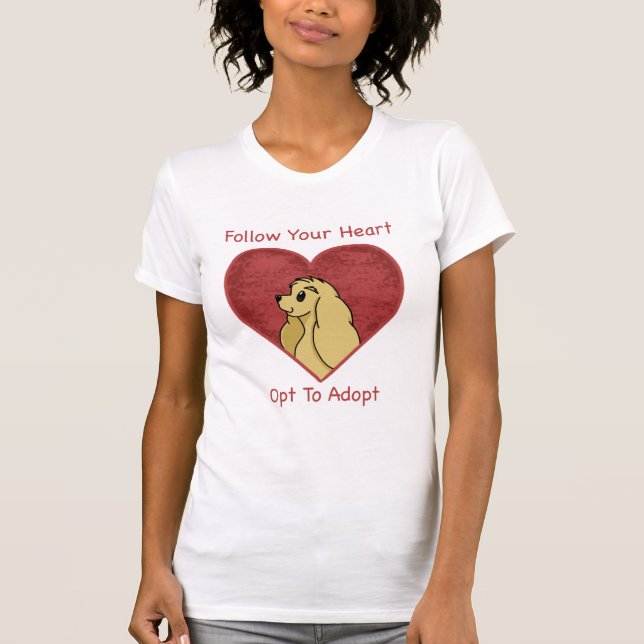T-shirt Salvamento de cocker spaniel (Frente)