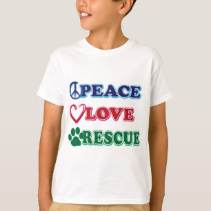 T-shirt Salvamento do Amor pela Paz