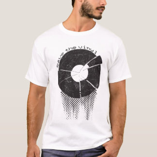 T-shirt Salvar a luz do vinil