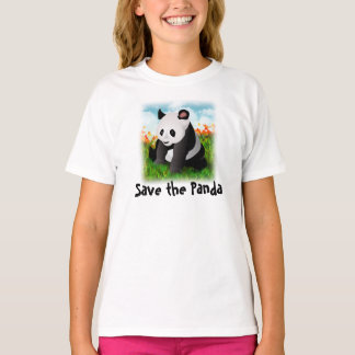T-shirt Salvar a panda