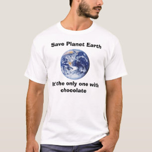 T-shirt Salvar a terra do planeta