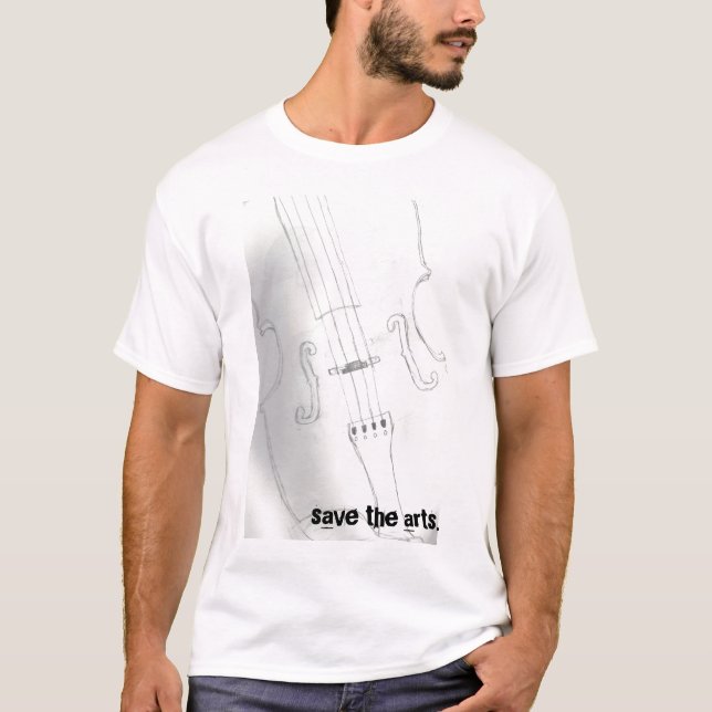 T-shirt Salvar as artes (Frente)