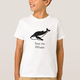 T-shirt Salvar as baleias