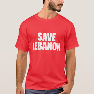 T-shirt Salvar Líbano