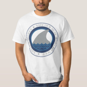 T-shirt salvar nossos tubarões
