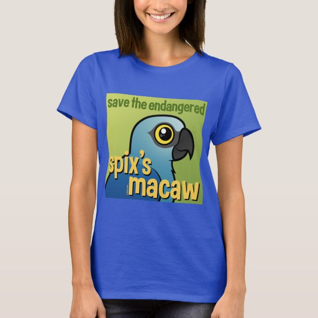 T-shirt Salvar o Macaw do Spix psto em perigo (Frente)