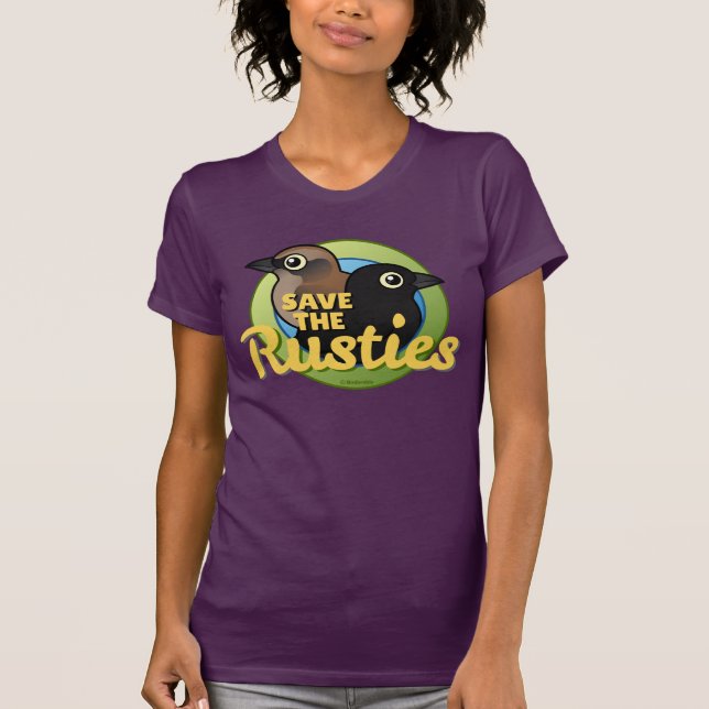T-shirt Salvar o Rusties (Frente)