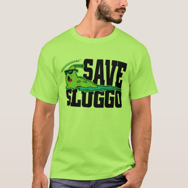 T-shirt Salvar o Sluggo-lg (Frente)