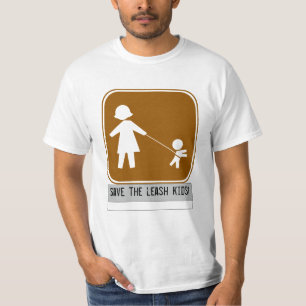 T-shirt Salvar os miúdos da trela!