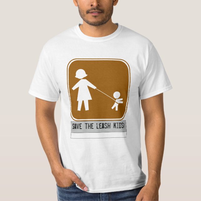 T-shirt Salvar os miúdos da trela! (Frente)