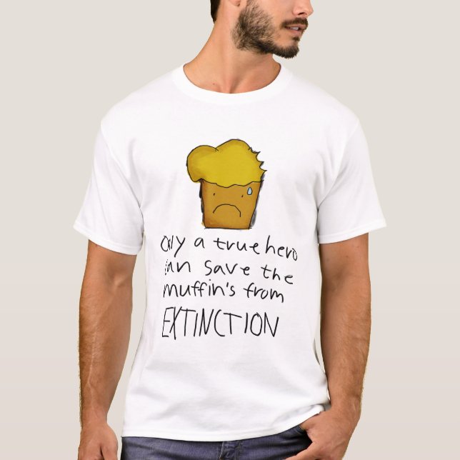T-shirt Salvar os muffin (Frente)