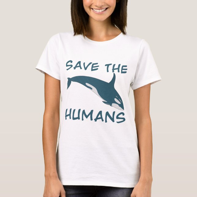 T-shirt Salvar os seres humanos (Frente)