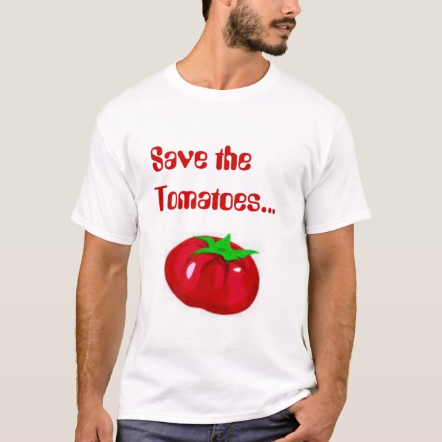 T-shirt Salvar os tomates (Frente)