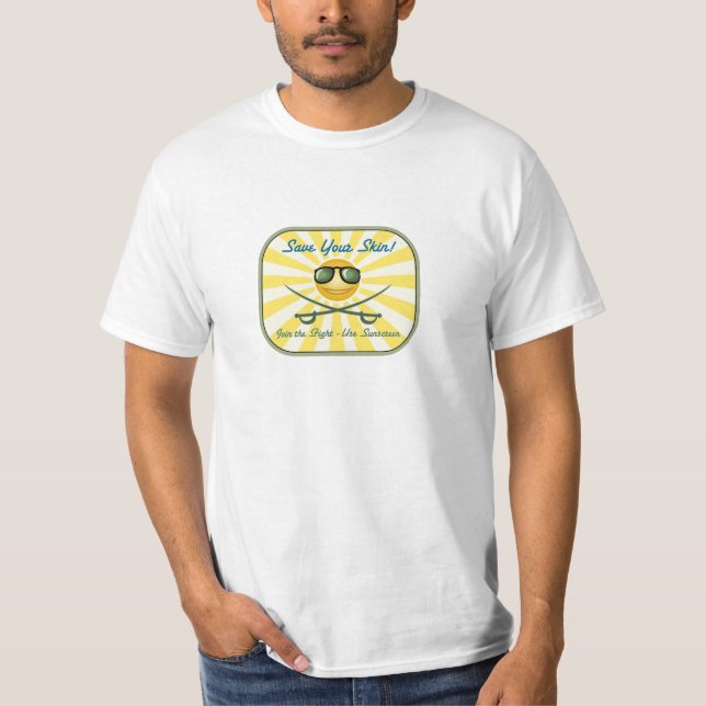 T-shirt Salvar sua pele! (Frente)