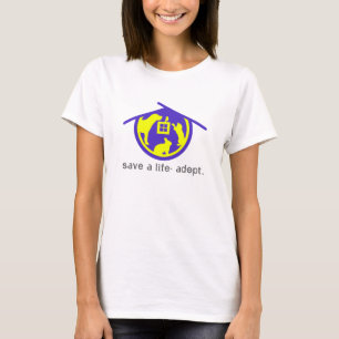 T-shirt salvar uma adoção
