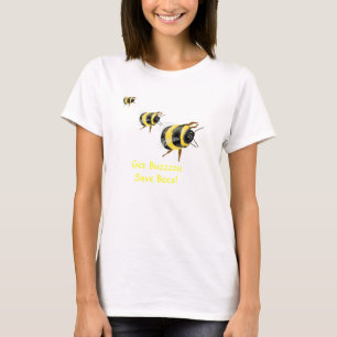 T-shirt SALVE ABELHAS e Salve o mundo
