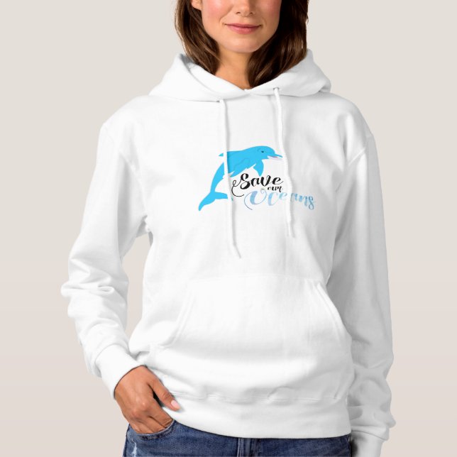 T-shirt Salve nossos oceanos (Frente)