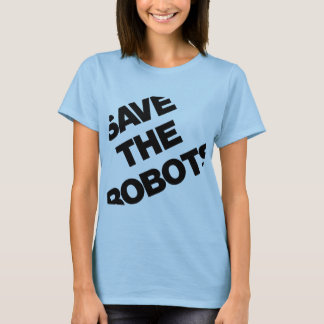 T-shirt Salve Os Robôs Depois Das Horas NYC