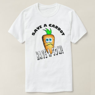 T-SHIRT SALVE UMA CARROÇA - TENHA UMA VACA