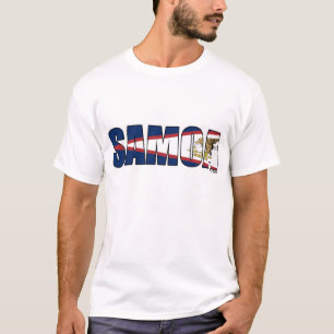 T-shirt Samoa (bandeira de Samoa Americanas)