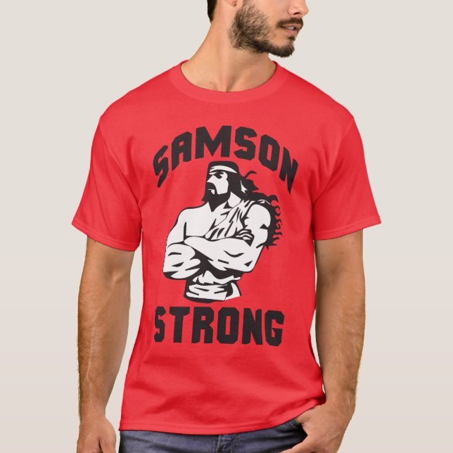 T-shirt Samson Strong - Bodybuilding (Frente)