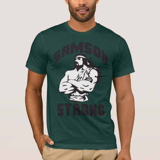 T-shirt Samson Strong - Bodybuilding (Frente)