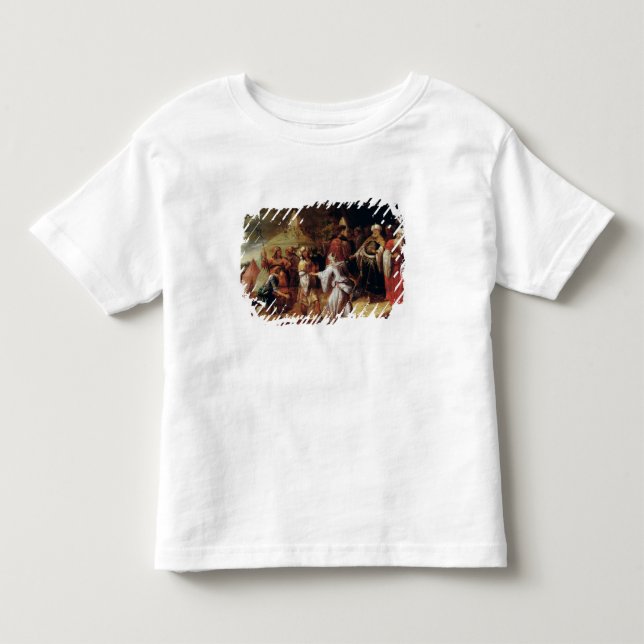 T-shirt Samuel que mata Agag, rei do Amalekites (Frente)