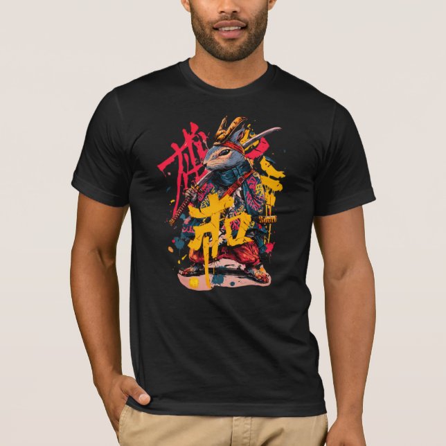 T-Shirt Samurai esquilo (Frente)