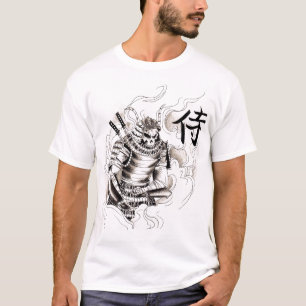 T-shirt Samurai japonês