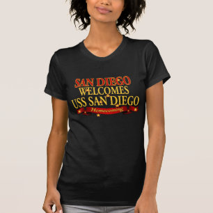 T-shirt San Diego dá boas-vindas a USS San Diego