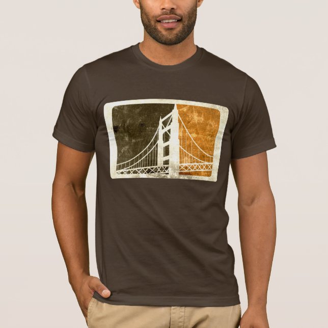 T-shirt San Francisco Bay sujo (Frente)